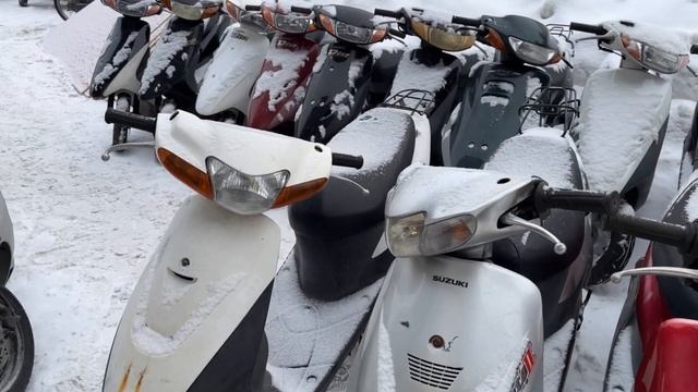 Обзор цен! Контейнер из Японии ! Японские скутера и мопеды .