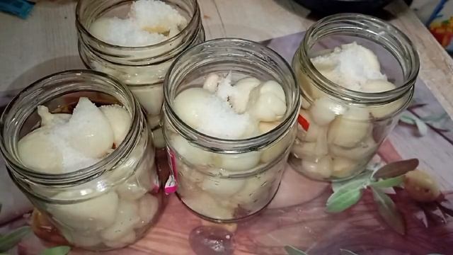 Как заготовить ЧЕСНОК. Вкуснейший соленый чеснок на зиму. На столе Всегда Хит!