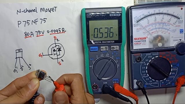 P75NF75 N Chanel MOSFET 80A 75V