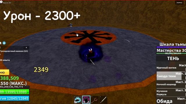 ★ОБЗОР НА ФРУКТ ТЕНИ В БЛОКС ФРУТС★ Blox Fruits Shadow showcase★