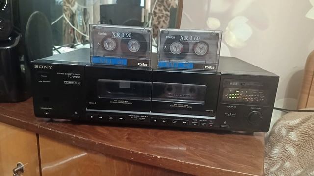 двухкассетная дека SONY tc-w290