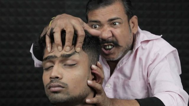 Asim The Demon King Hair Crack Head Massage For Your Relaxation | Demon King Massage