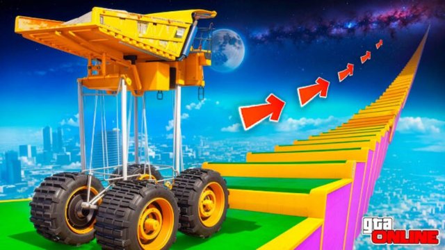 КАК ДАЛЕКО САМЫЕ ЧОКНУТЫЕ ТАЧКИ СМОГУТ ЗАБРАТЬСЯ ПО СТУПЕНЬКАМ ЛЕСТНИЦЫ В КОСМОС? ЭКСПЕРИМЕНТЫ ГТА 5