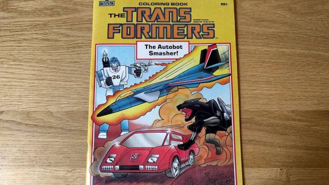 1985 Сокрушитель Автоботов \ Раскраска Marvel - Hasbro