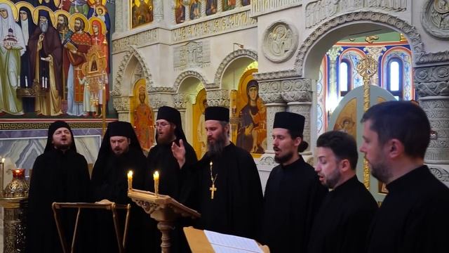 ☦ Марие, Дево Чистая. Хор братии Валаамского монастыря.