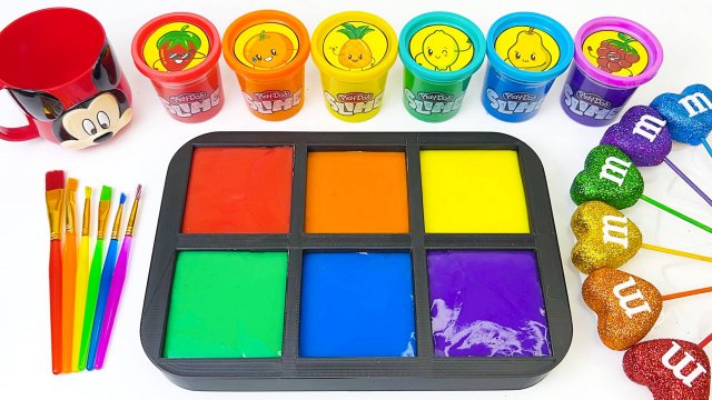 Мультик для малышей. Приятные звуки. Слаймы АСМР. Игрушки для самых маленьких