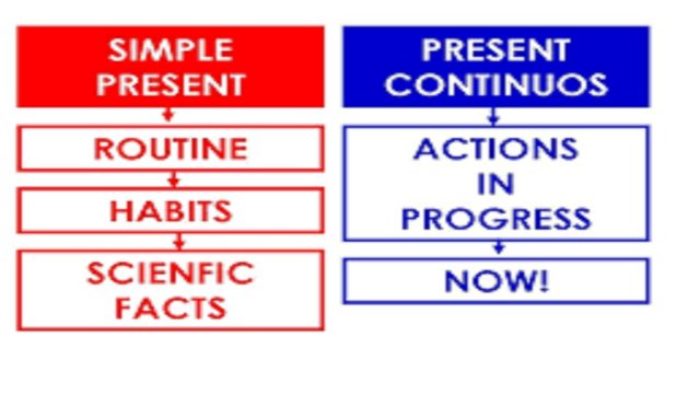 LESSON Present Simple and present continuous