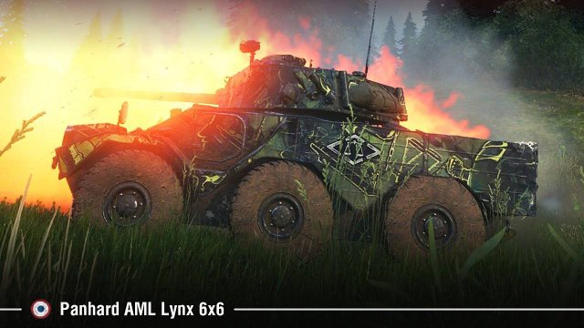 Колёсные таки из мира танков 2024г. Французский колёсный танк Lynx 6x6 8 ур.