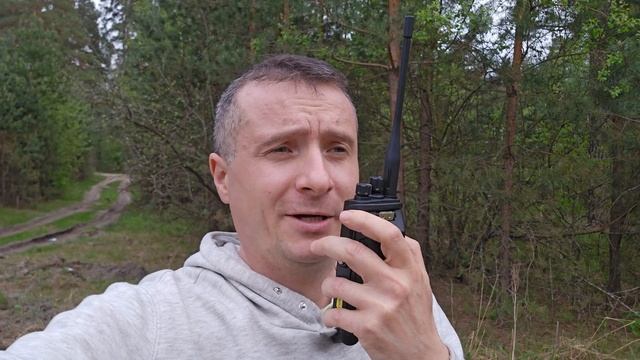 Радиостанция TYT MD UV390 тест в лесу