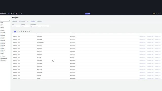 Интерфейс контроля изменений в инфраструктуре