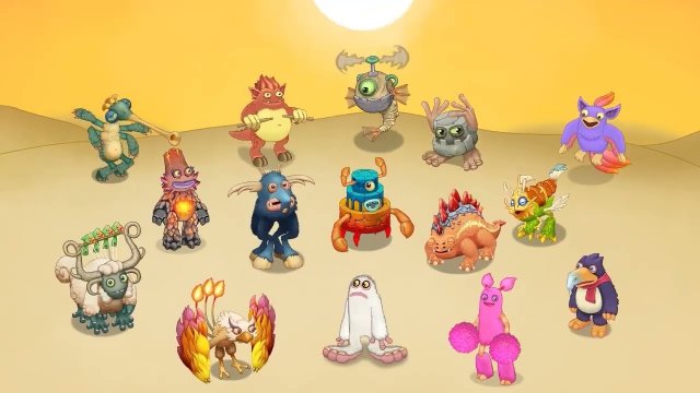 Огненная Пустыня - Вся Песня (Мои Поющие Монстры)