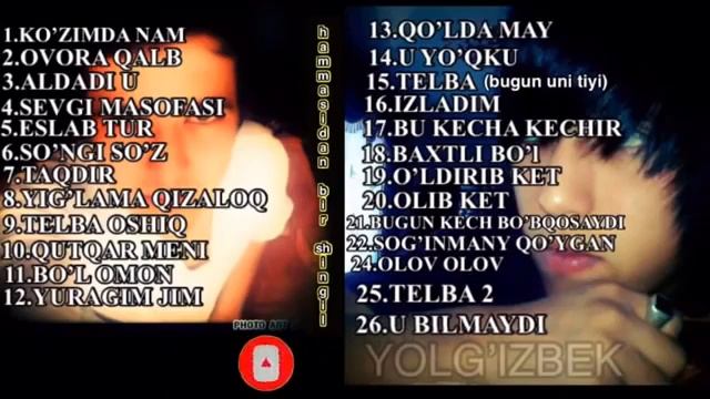yagzon qo'shiqlar to'plami 2021 barcha qo'shiqlar