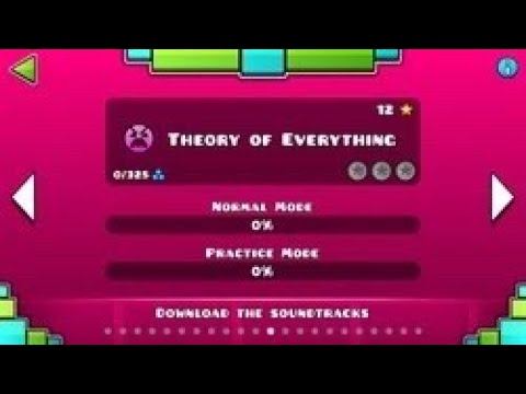 Geometry Dash Level 12:Theory of everything music DJ-Nate