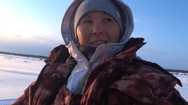 Одна на рыбалку за зубарем.