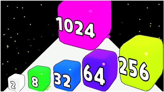 Cubes 2048 Jump - Gameplay Walkthrough - Max Levels (1-20)