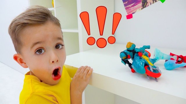 Влад и Ники. ПРИКЛЮЧЕНИЯ С ИГРУШКАМИ! Видео для детей.