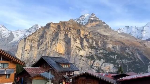 Мюррен Лаутербруннен, Швейцария. Самая красивая горная деревня Швейцарии