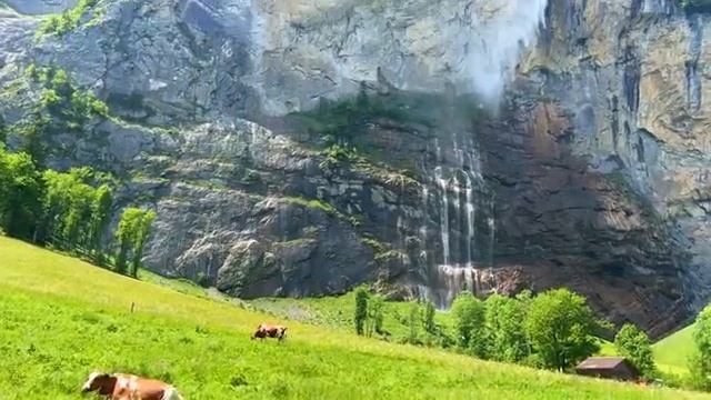 Лаутербруннен Швейцария. Самая красивая швейцарская деревня. Сказочная деревня