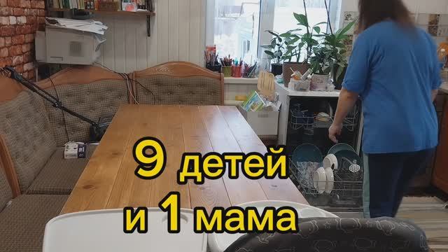 9 детей и 1 мама