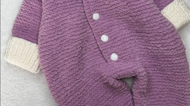 Как связать комбинезон спицами для ребенка ЧАСТЬ 2