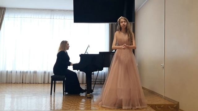 романс "Весна" П.И.Чайковский исп.Анастасия Луговая ,13 лет концертмейстер Татьяна Чиркова