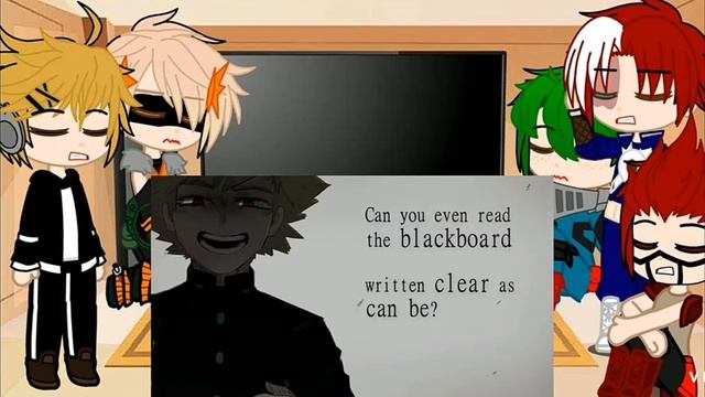 Реакция друзей деку на злого деку