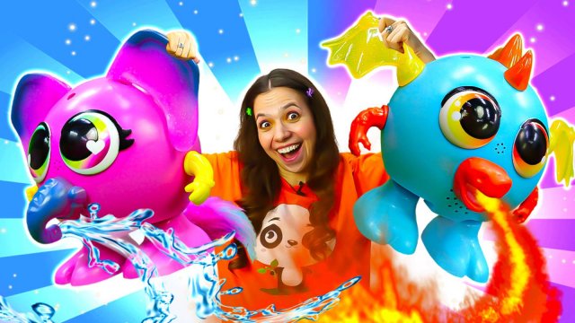 Создай друга CREATURES! Пожар уничтожил мост! Строим из кубиков новый! Видео про игрушки для детей