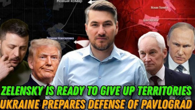 Zelensky is ready to give up territories. Ukraine is preparing to defend Dnipropetrovsk. Updates