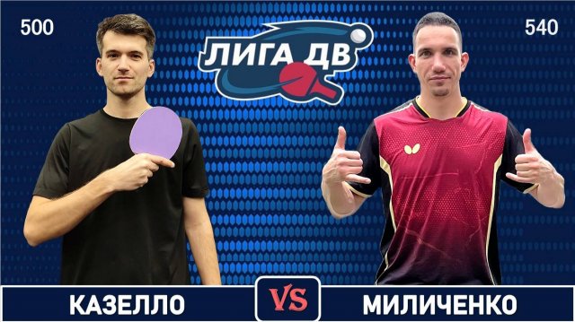 Казелло - Миличенко (30.11.2024) Лига 500-600. Финал