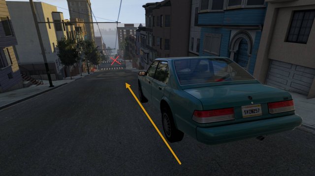 В низ по городу. BeamNG