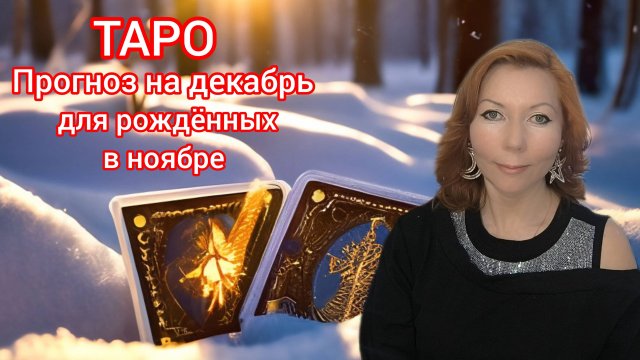 Таро прогноз на декабрь 2024 для рождённых в ноябре/Для  Весов и Скорпионов рожденных в ноябре