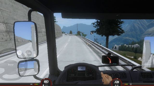 Играю в симулятор дальнобойщика
