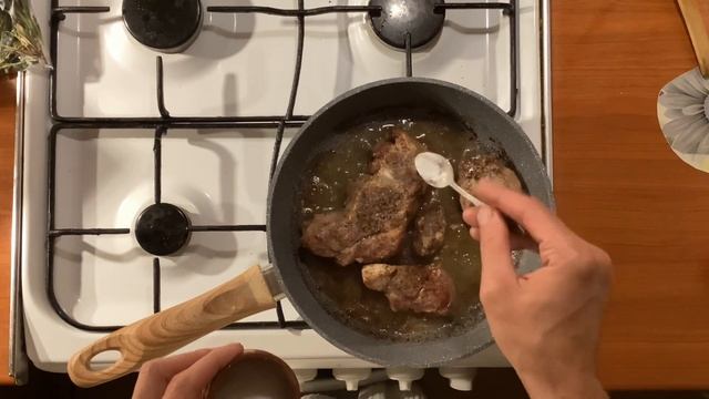 СВИНАЯ ШЕЯ НА СКОВОРОДЕ