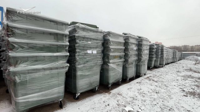 Новые мусорные контейнеры в Самаре