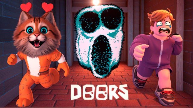 ПРОХОЖДЕНИЕ ДОРС 1 ЭТАЖ С МОДИФИКАТОРАМИ +60% СЛОЖНОСТИ ROBLOX DOORS Весёлый Кот