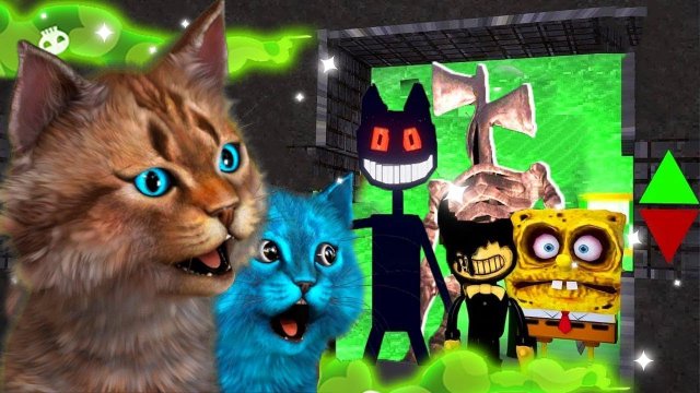 СИРЕНОГОЛОВЫЙ SCP В ЛИФТЕ (Roblox SCARY ELEVATOR Siren Head, Cartoon Cat) Весёлый Кот и КОТЁНОК ЛАЙК