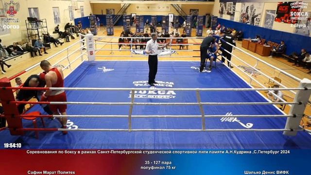 127 пф 75 кг Сафин Марат Политех Шалько Денис ВИФК