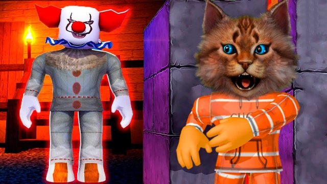 Клоун ОНО пришел на День Рождения друга в роблокс! Страшная История в Roblox Camping
