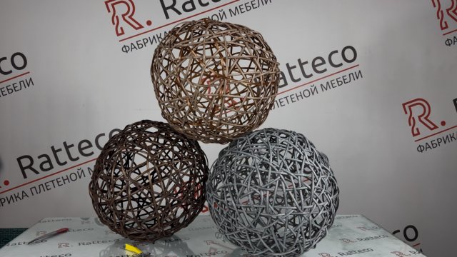 Мастер-класс. Шар из ротанга 2.0