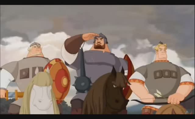 Три Богатыря клип. Богатырская сила - Гр.Цветы