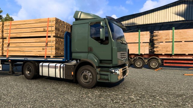 Смоленск - Москва в Euro Truck Simulator 2. Мод RusMap.