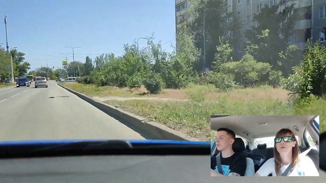 Второй день занятий с Матвеем. Выезд в город. Проезд перекрестков, повороты