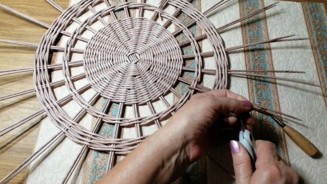 Кружевная салфетка. Видео от 11.10.2021г.