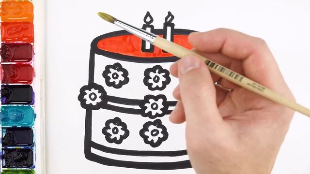 Как нарисовать и раскрасить игрушечный космический корабль-ракету! легко и просто - шаг за шагом