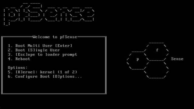 Вход в web-интерфейс и мастер настройки pfSense.