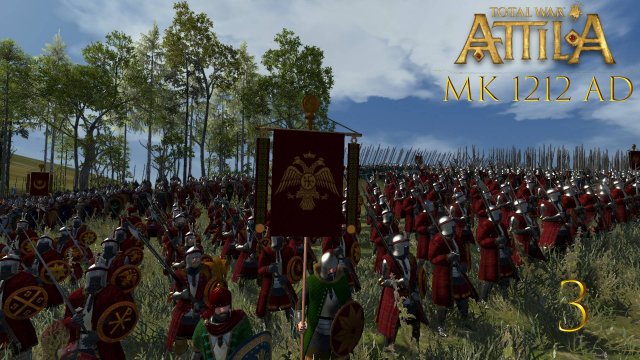 Total war Attila Mk 1212 AD Византия . Легенда #3