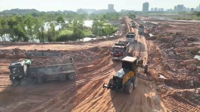 Строительство, засыпка, один из прошлых объектов