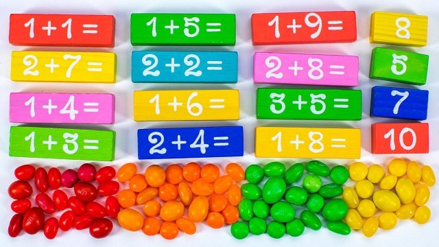 Кубики - Сложение в Пределах 10!