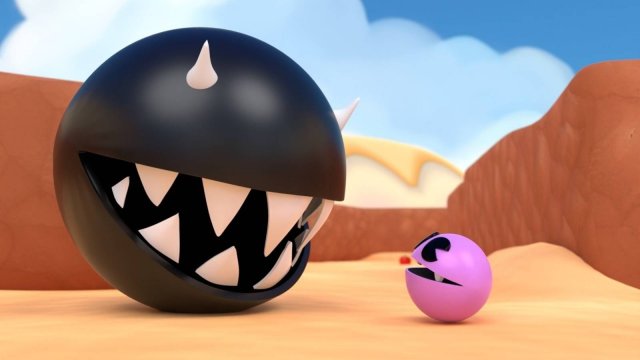 🌸Пинки Пакман Vs 👾😈Темный Монстр