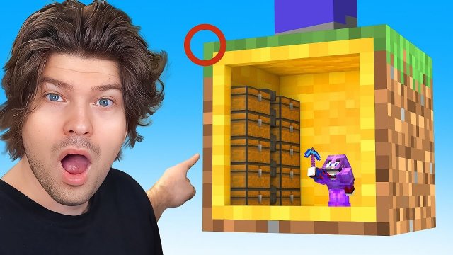 📹 😱Построил Дом Лилипута под Одним Блоком Друга в Майнкрафт!
👤 #FixEye